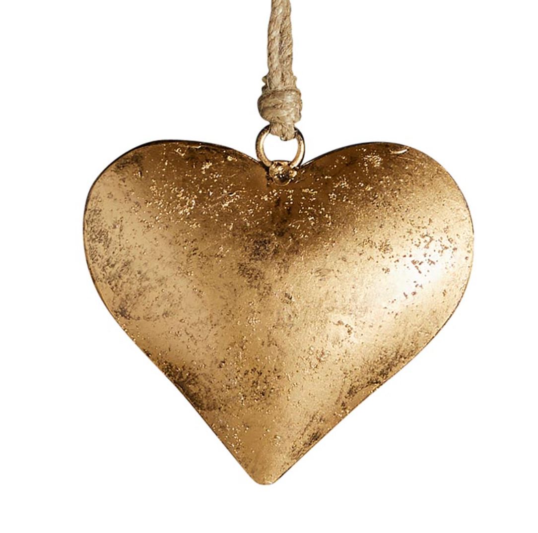 Antique Gold Heart