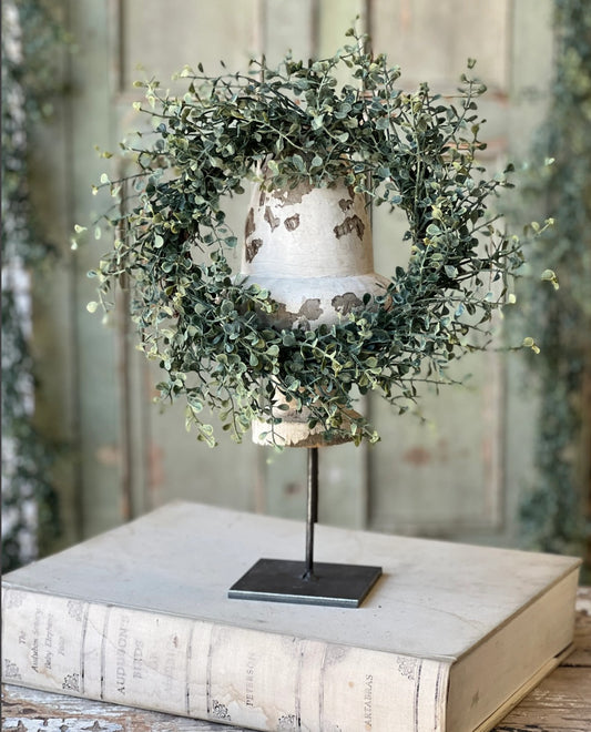 Baby's Twilight 12" Candle Ring Wreath