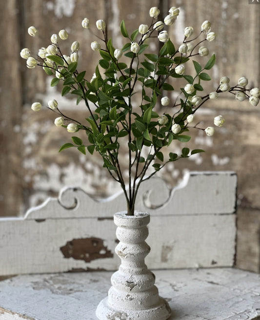 Billows Buds Bush - White