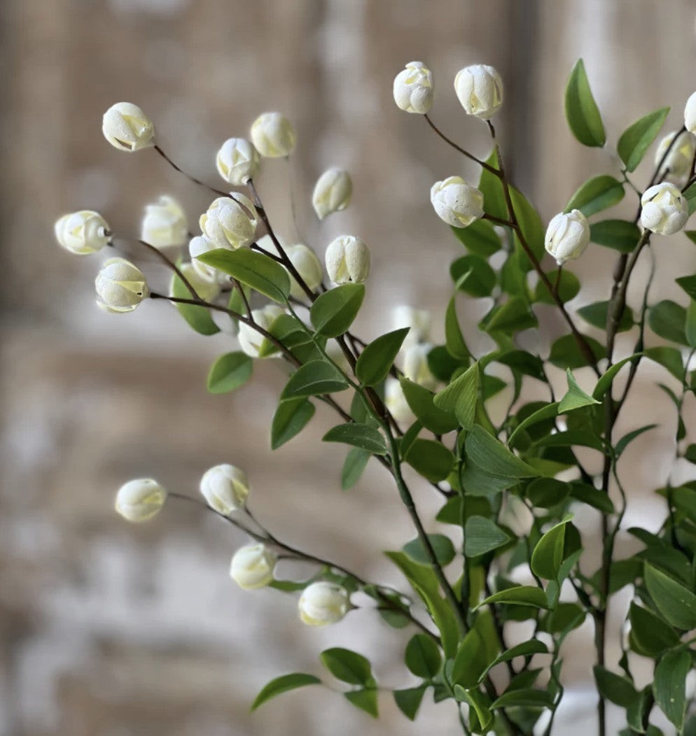 Billows Buds Bush - White