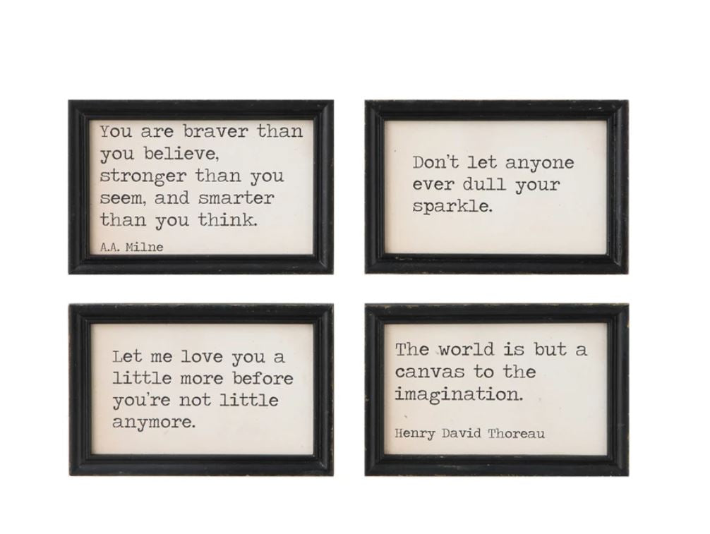 Black Framed Quotes - Set 2