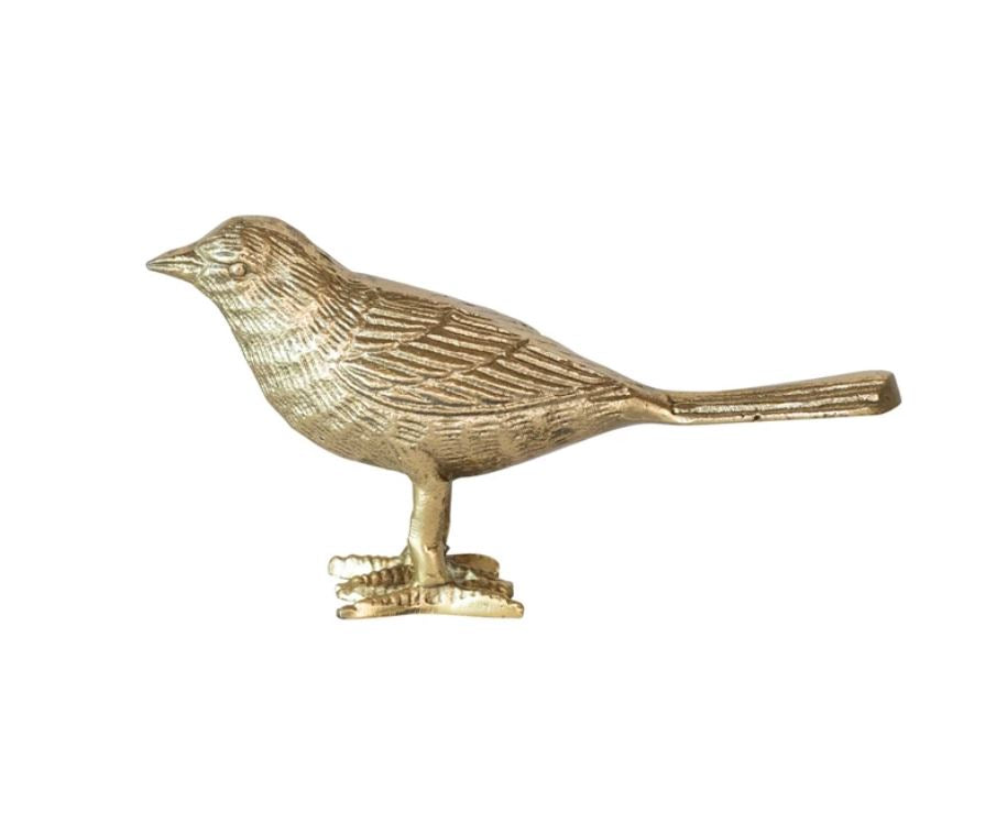 Bird with Gold Finish