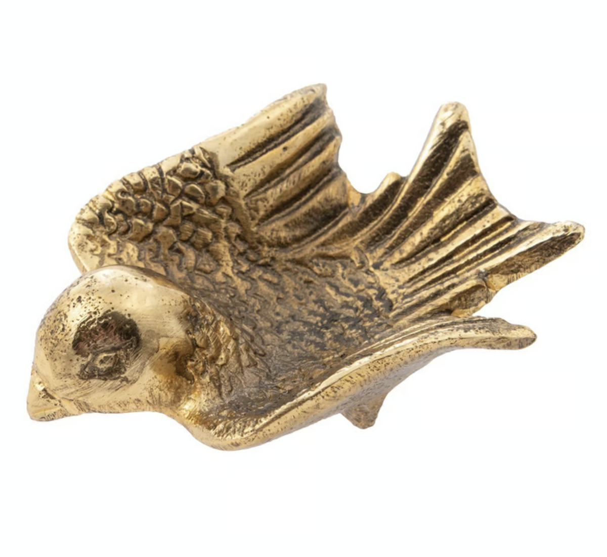 Gold Bird Ring Dish
