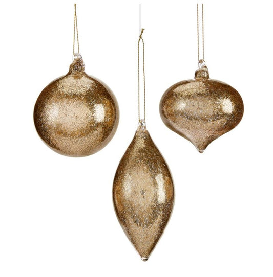 Gold Drop Onion Ornament