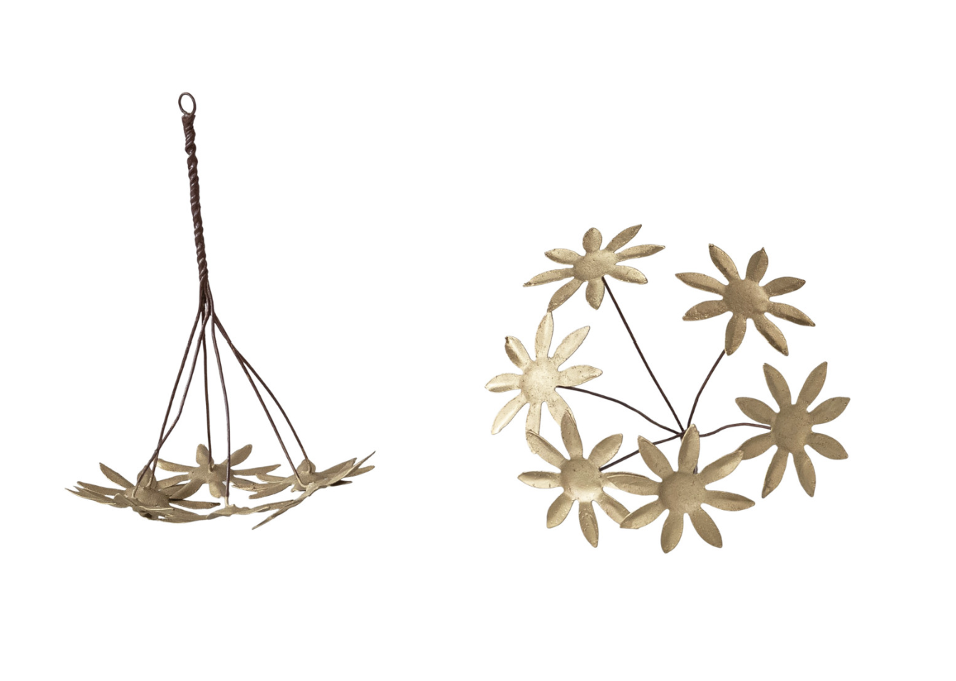 Antique Gold Flower Bunch