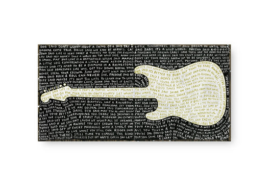 Legends Guitar Art Tile