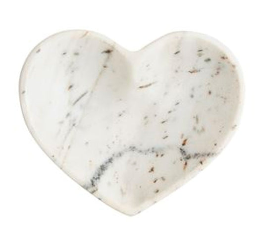 Marble Heart Trinket Tray