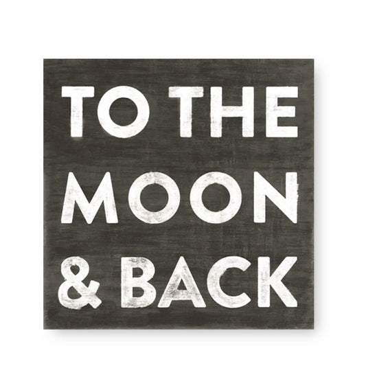 To The Moon and Back Art Tile