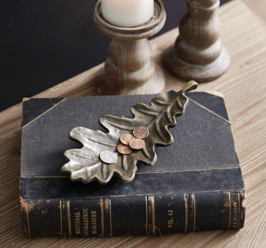 Oak Leaf Trinket Dish