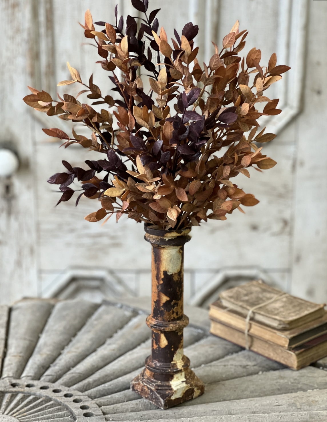 Ombre Woods Bush Fall Floral 18"
