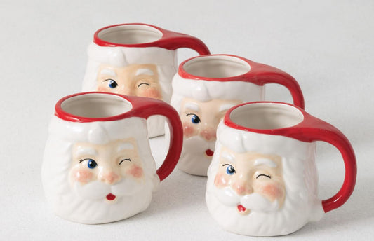 Winking Santa Mug