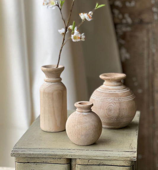Sayre Wood Vases