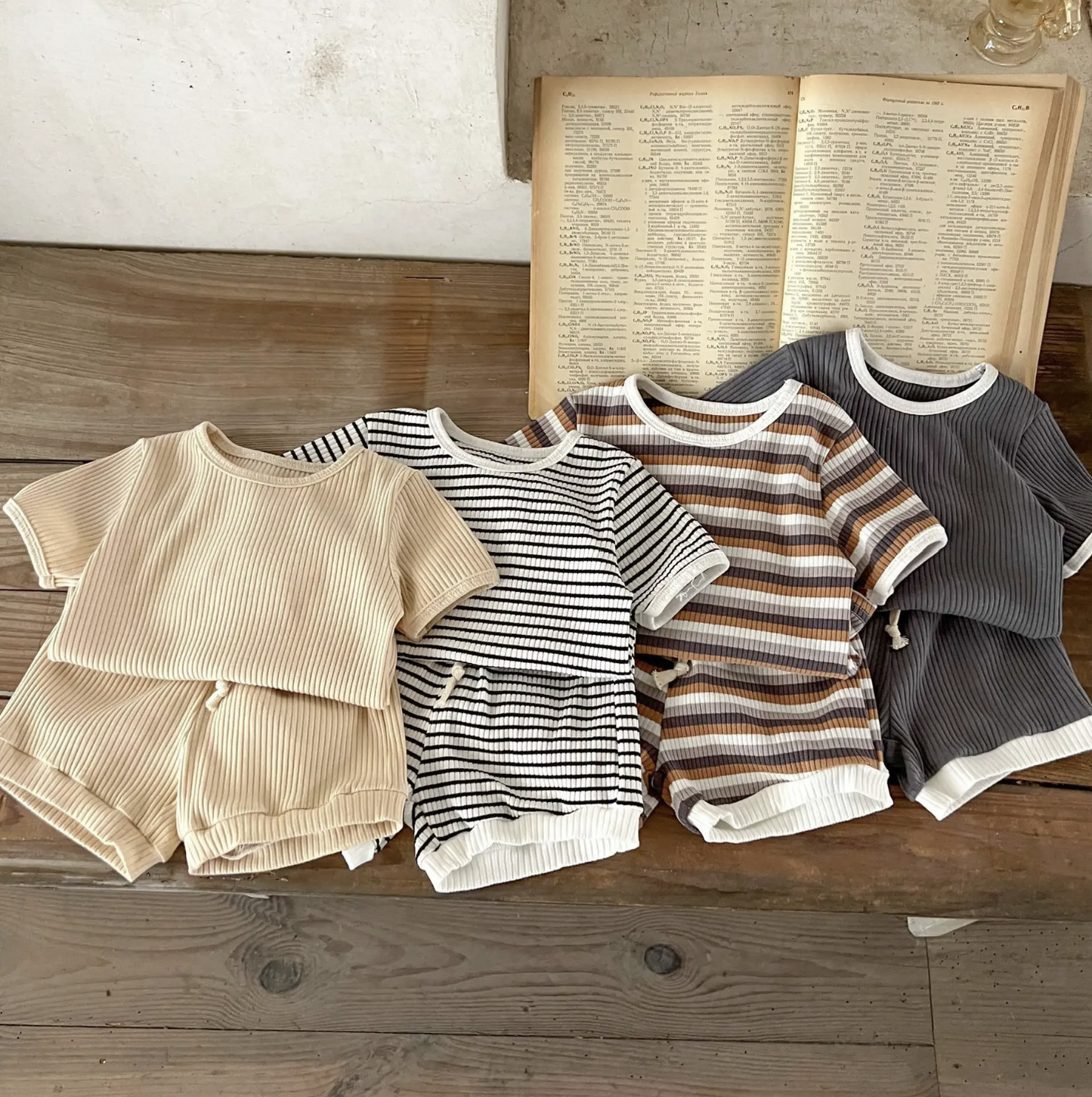 Unisex Cotton Shorts Set