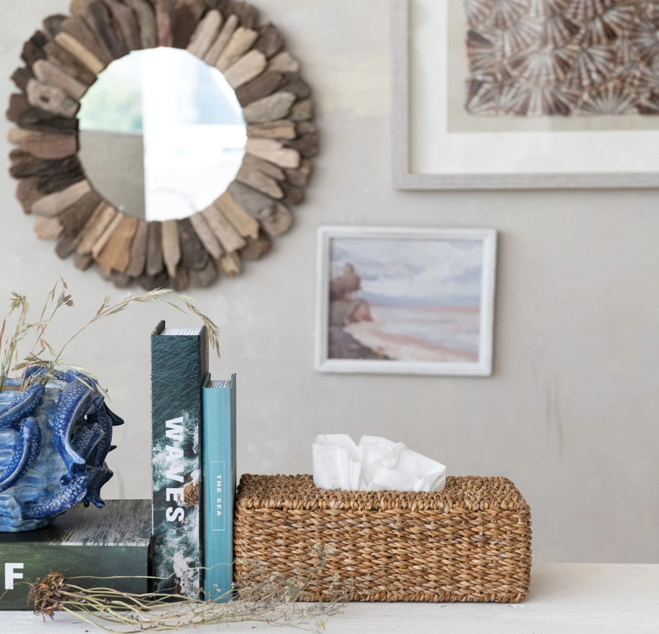 Seagrass Tissue Box Cover