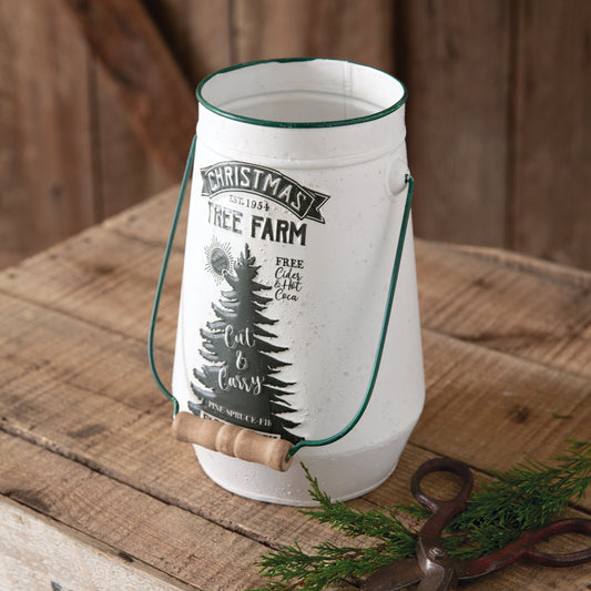 Christmas Tree Farm Bucket Container