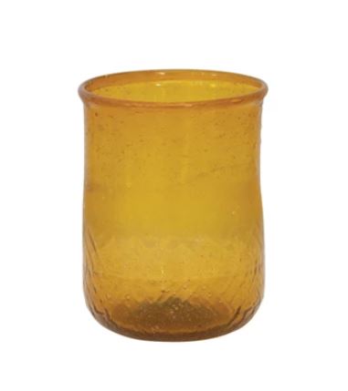 10 oz. Hand-Blown Drinking Glass/Votive Holder