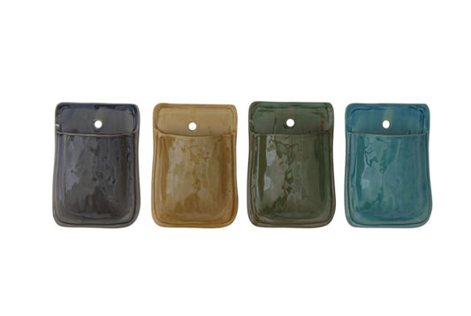 Ceramic Wall Pocket - Colors