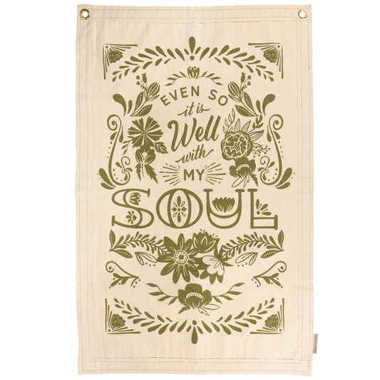 Well With My Soul Tapestry Banner