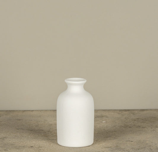 White Bud Vase