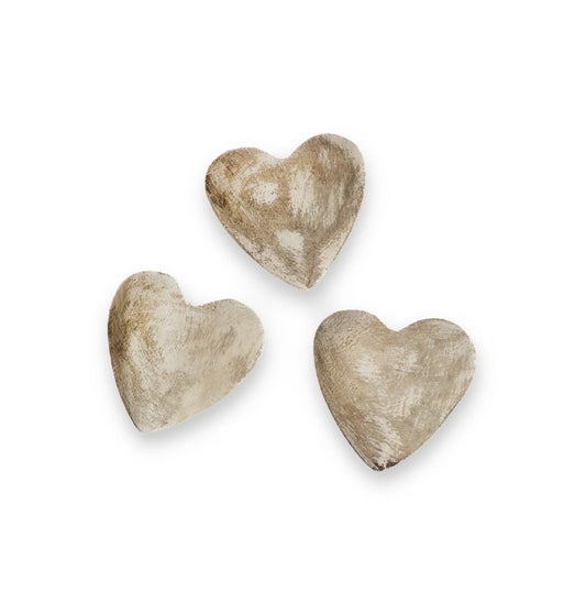 Carved Wooden Heart - Mini