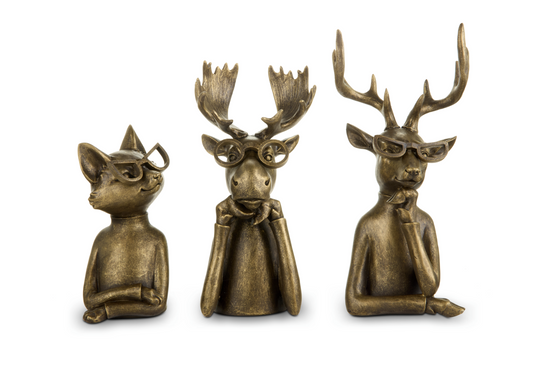 Woodland Animals with Glasses