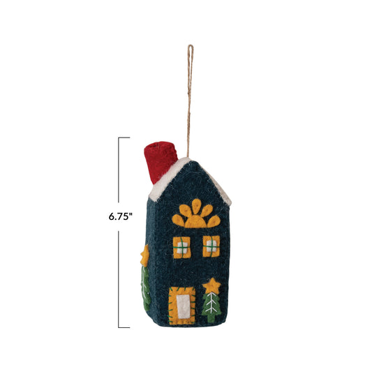 Felt House Ornaments