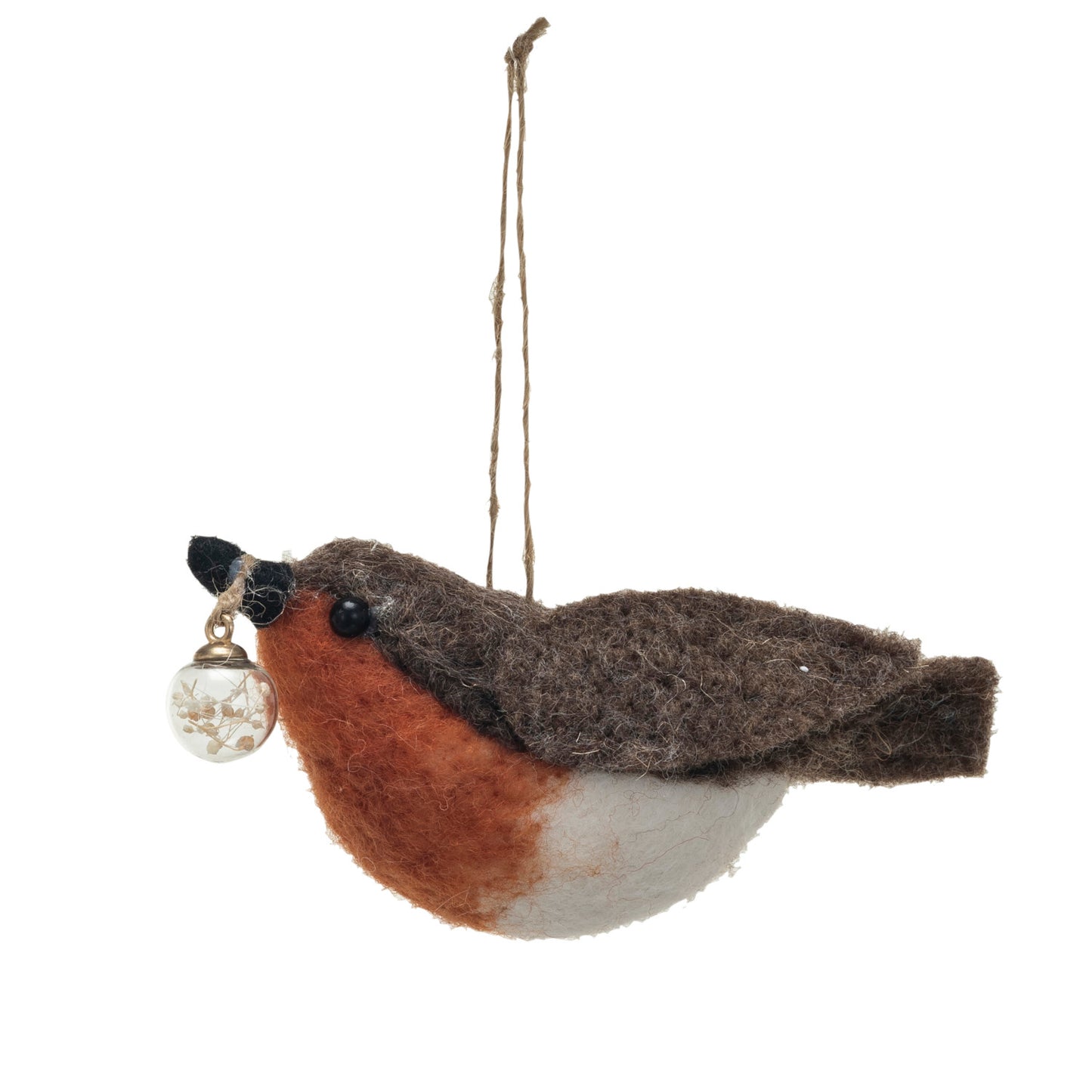 Wool Felt Robin Ornament