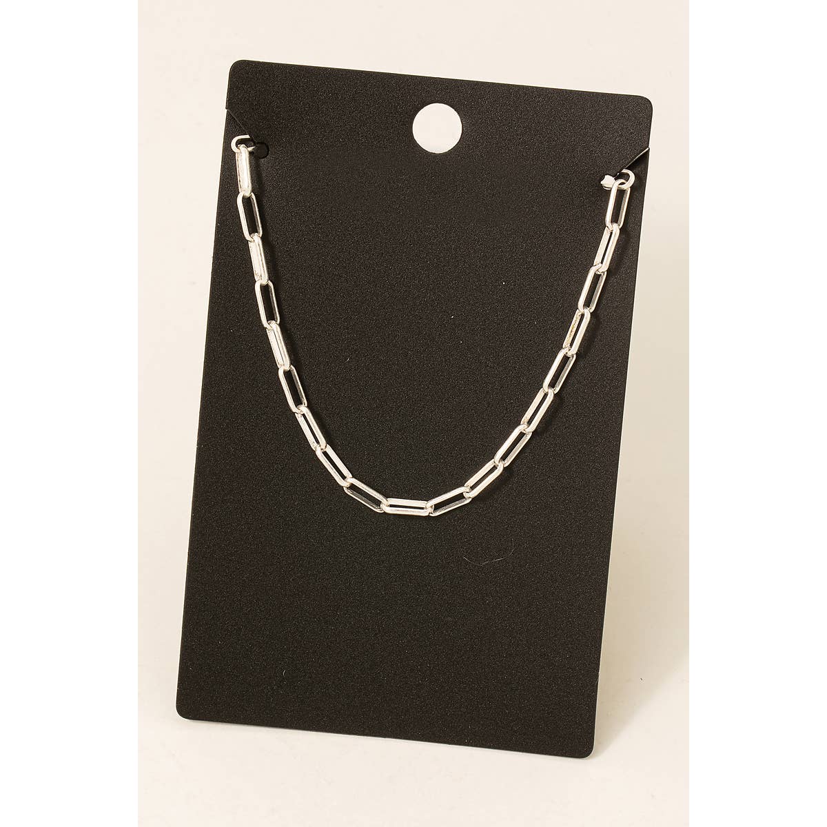 Gold Dipped Oval Chain Necklace