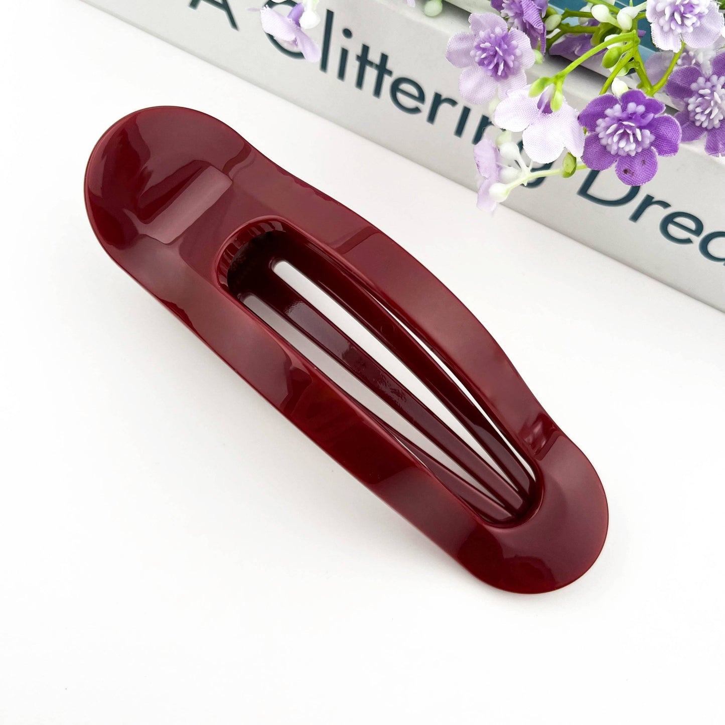 Classic Flat Rectangle Hair Clips