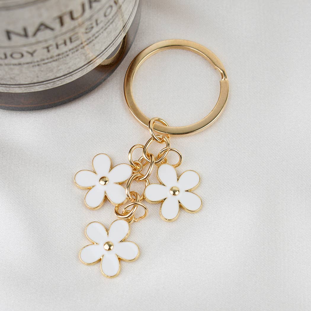 Summer Flowers Keychain