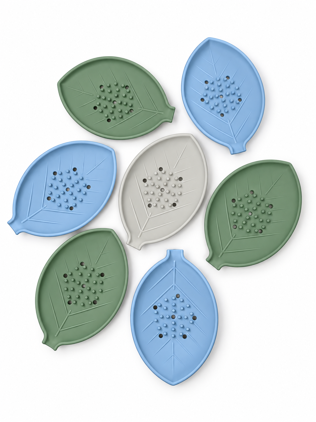 Shower Steamer Tray - Leaf Silicone Tray
