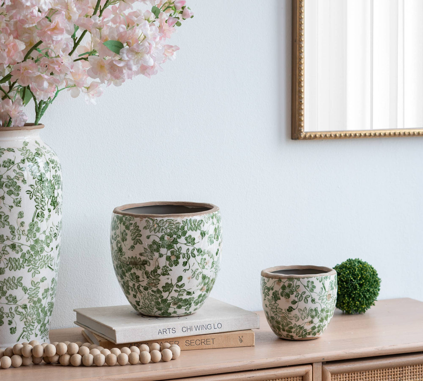 Sage Blossom Planter - Small