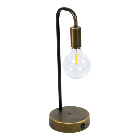 SALE VIP Metal 13.78 in. Bronze Hooked Edison Style Lantern