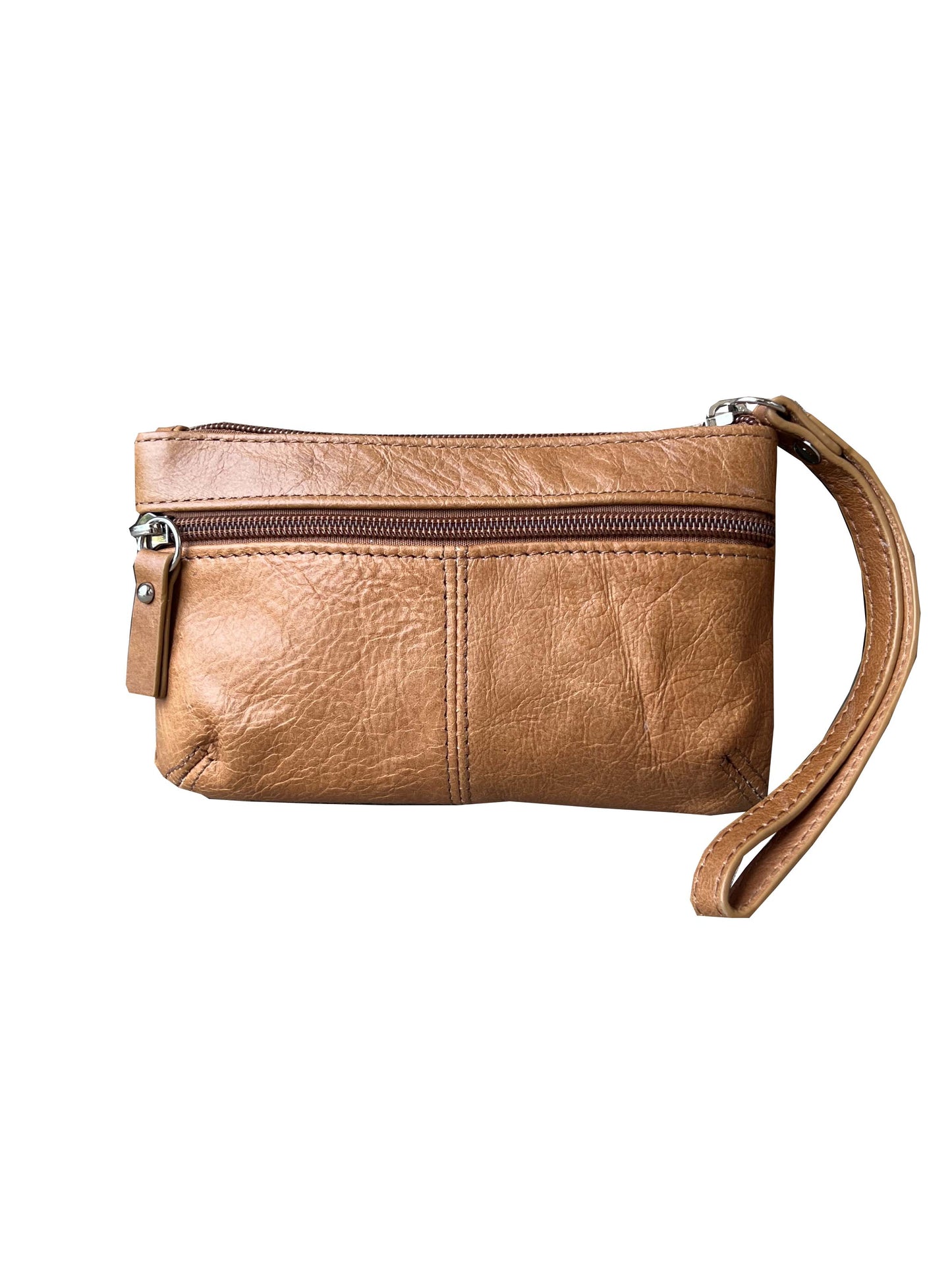 Leather Zip bag