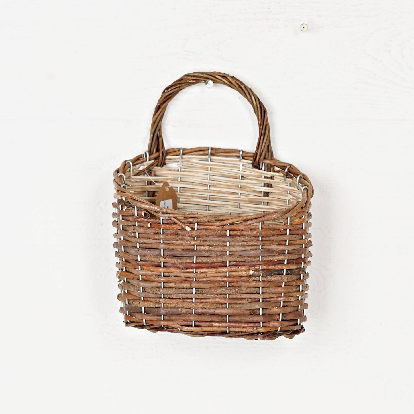 Hanging Willow Basket-Brown