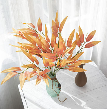 15''T Artificial Smilax Leaf Picks, Fall/Winter Leaves
