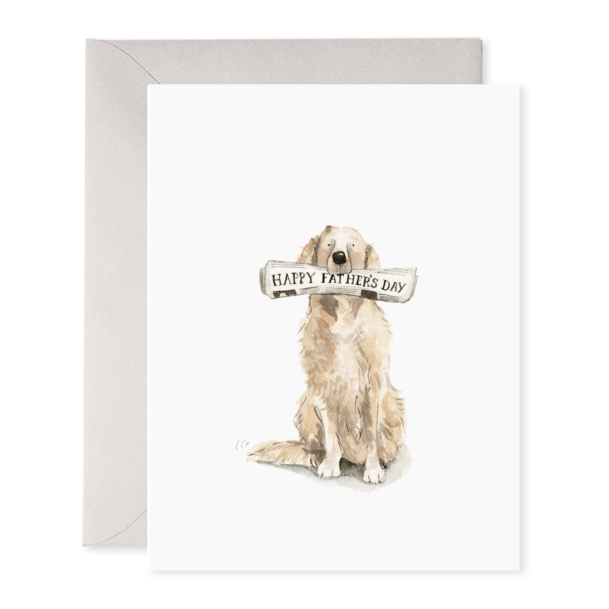 Doggy Dad | Golden Retriever Father's Day Greeting Card