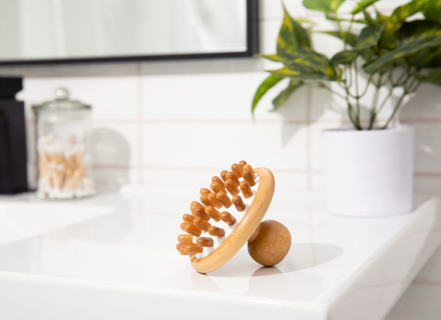 Bamboo Stimulating Scalp Massager | Faire Market Bestseller