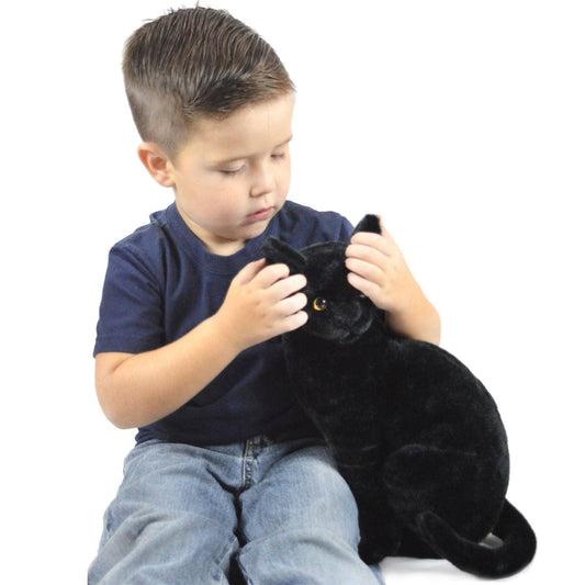 Boone The Black Cat | 13 Inch Stuffed Animal Plush