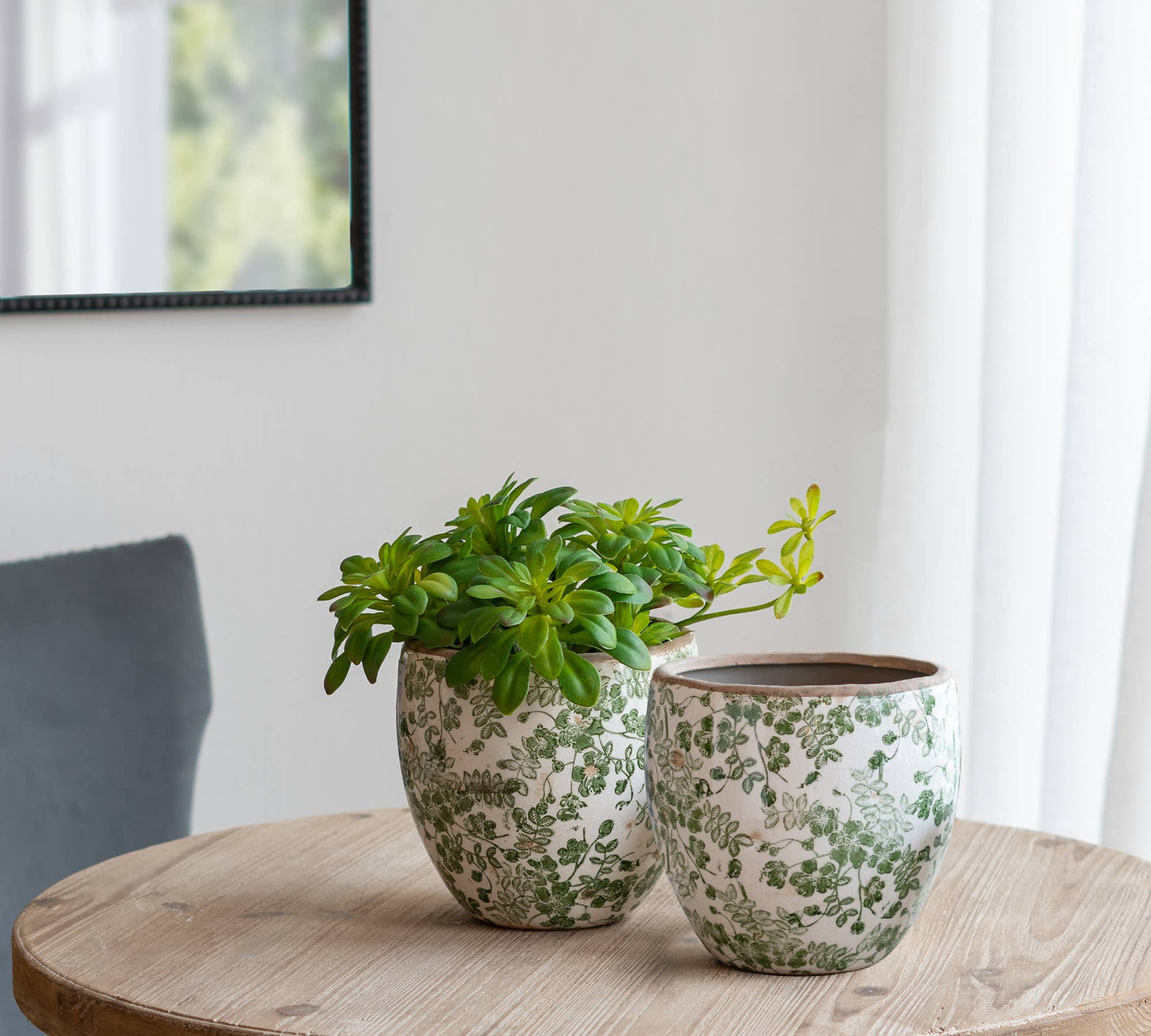 Sage Blossom Planter - Small