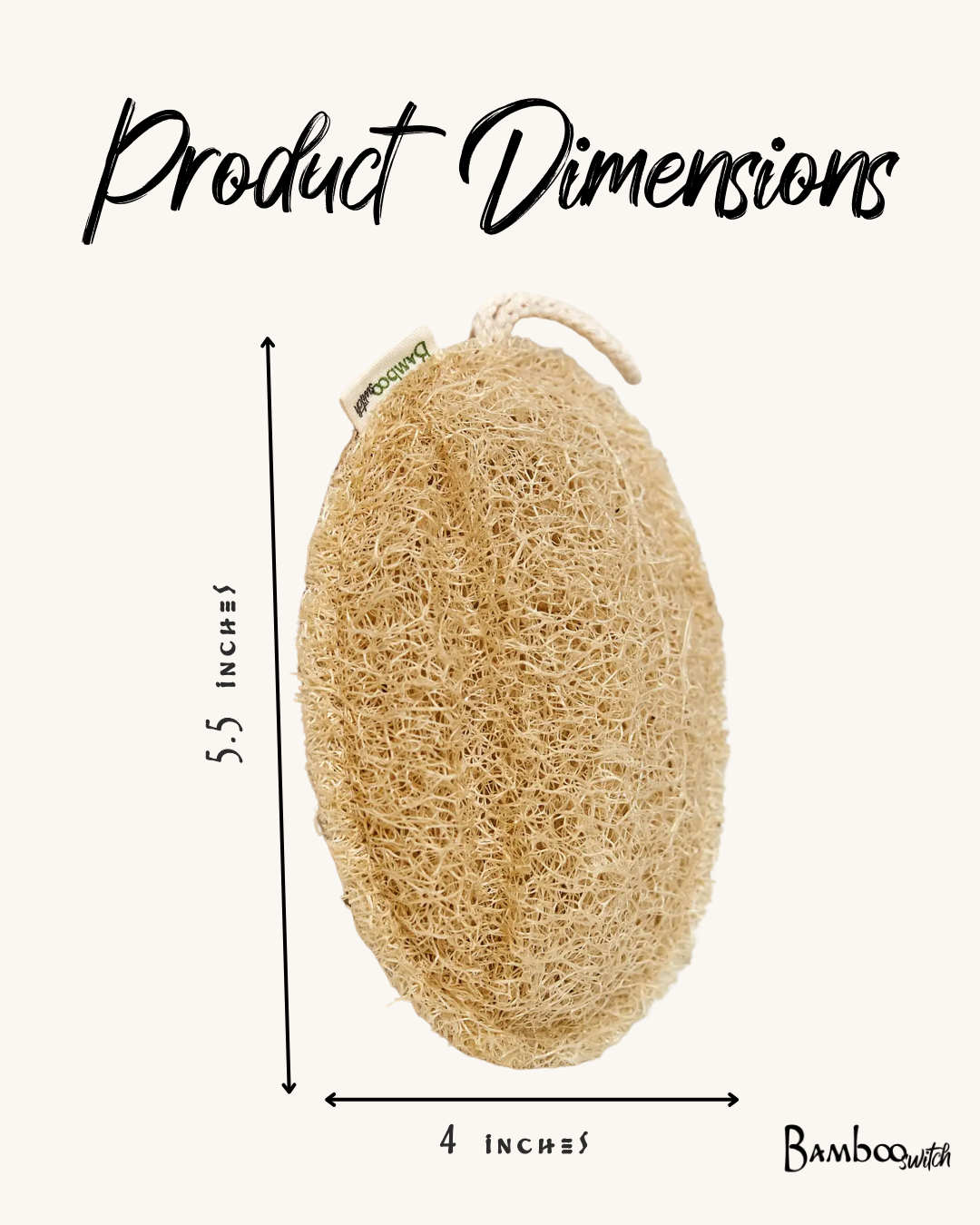 Large Exfoliating Loofah | Oval | Faire Market Bestseller