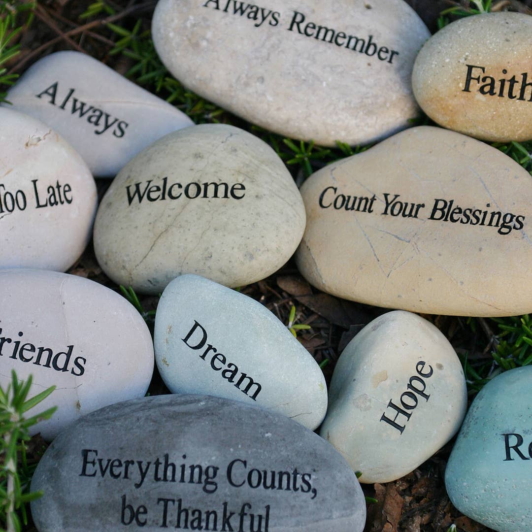 Miracle Stones - Mini Regular Stones with Words & Phrases