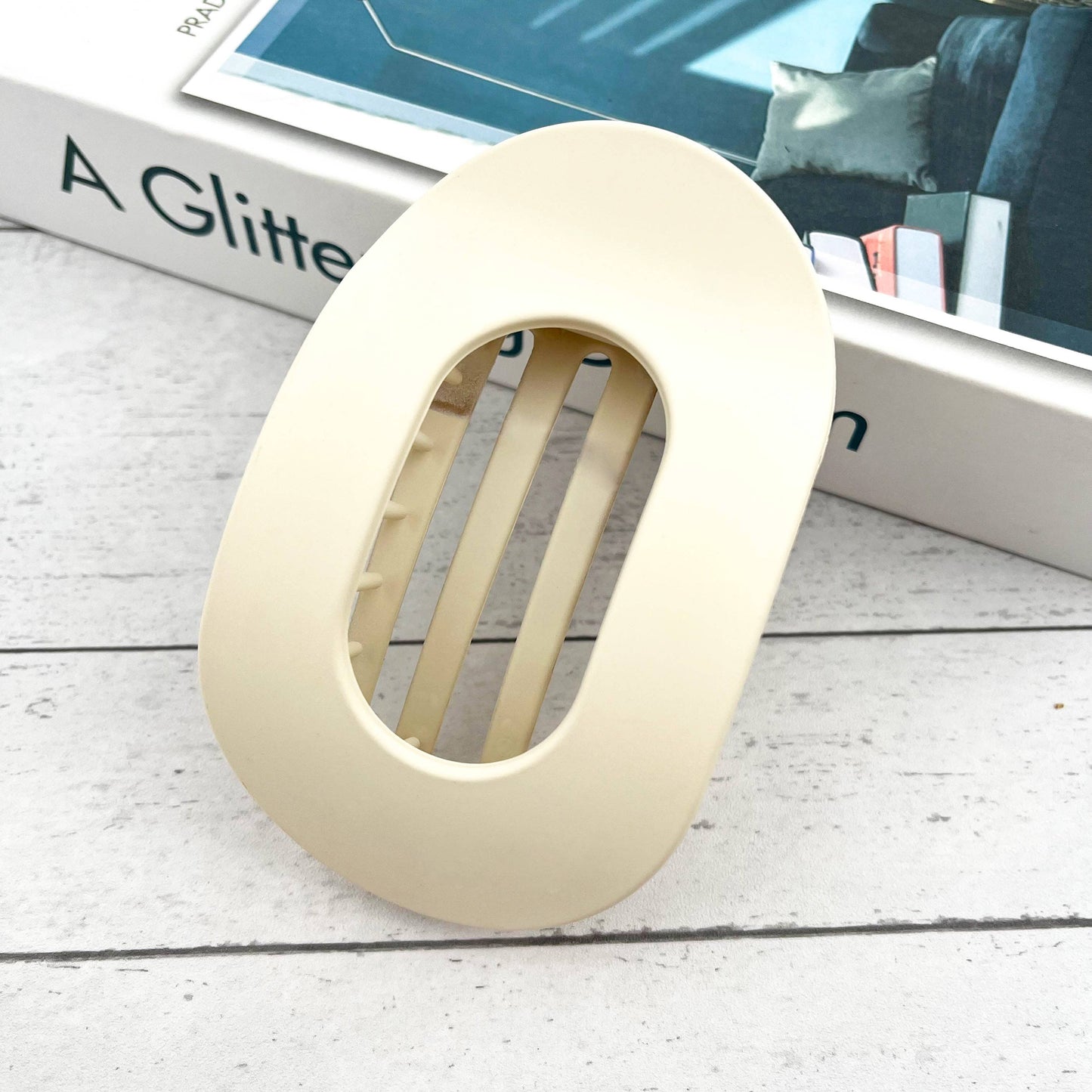 Flat Oval Hair Clip