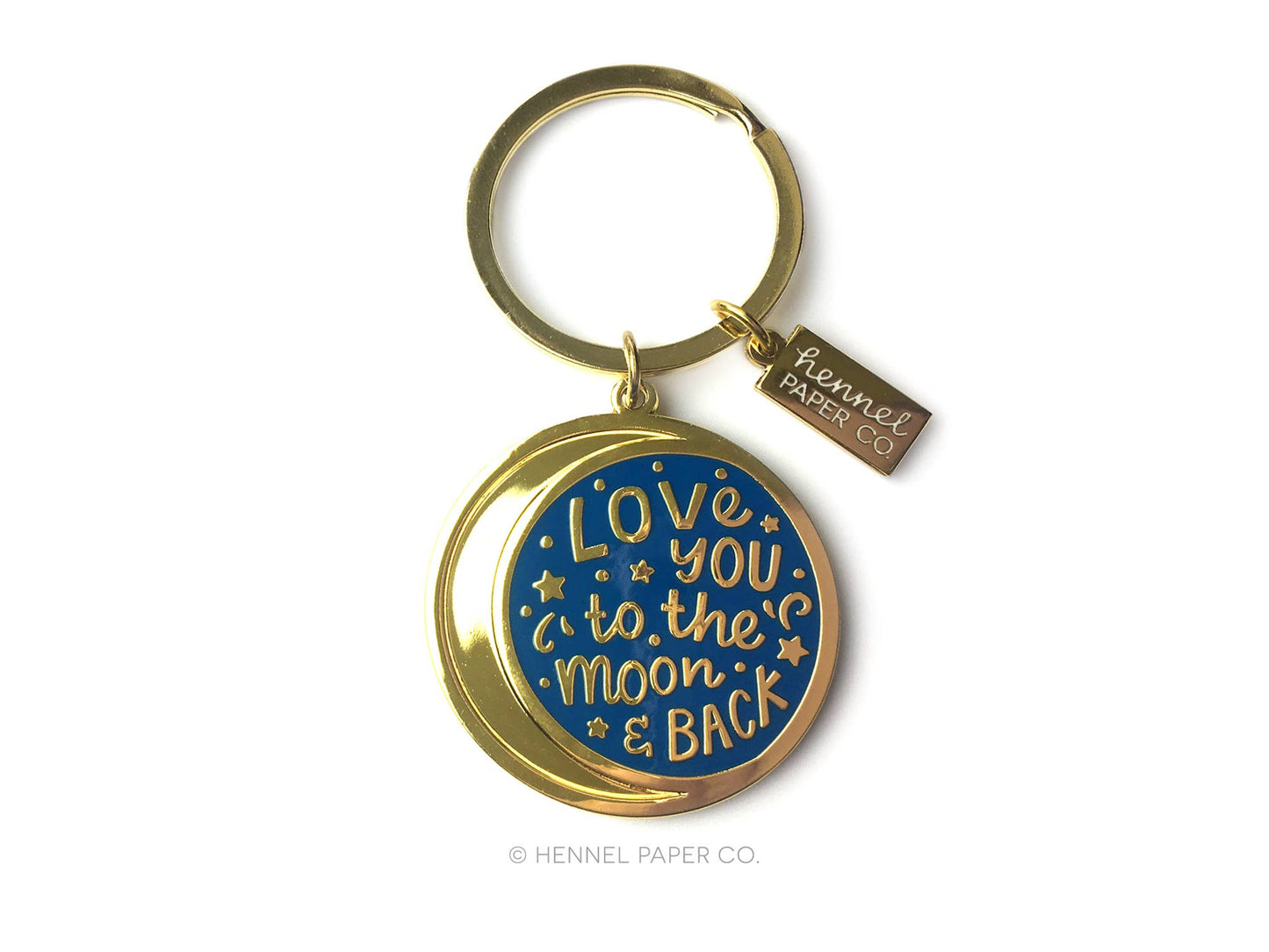 Keychain - Moon & Back