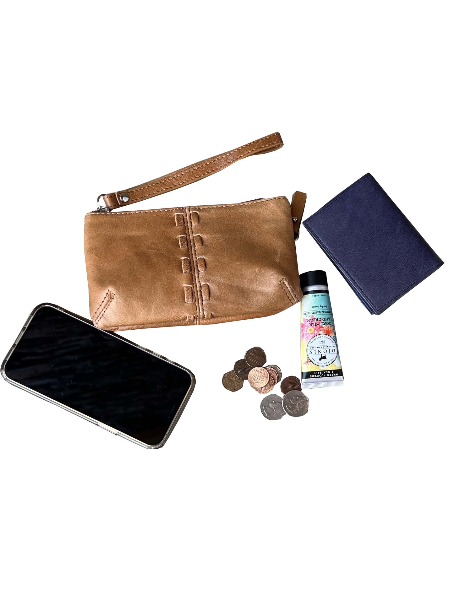 Leather Zip bag