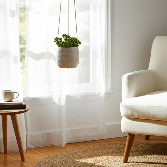 Ceramic Rope Hanging Planter