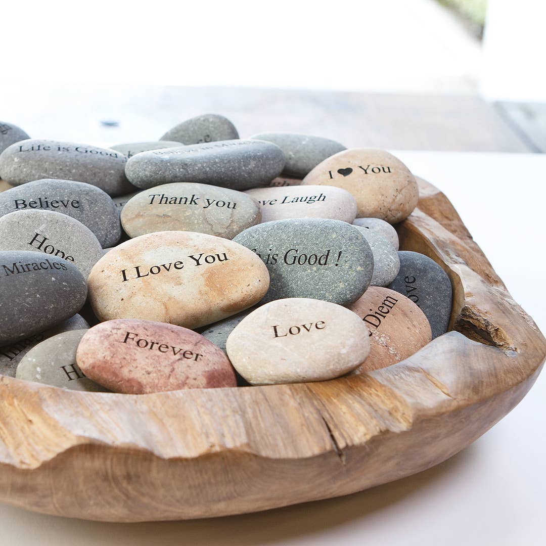 Miracle Stones - Mini Regular Stones with Words & Phrases