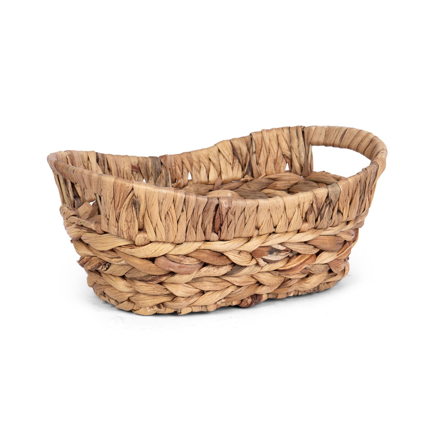 Natural Hyacinth Tub w/Wire Frame