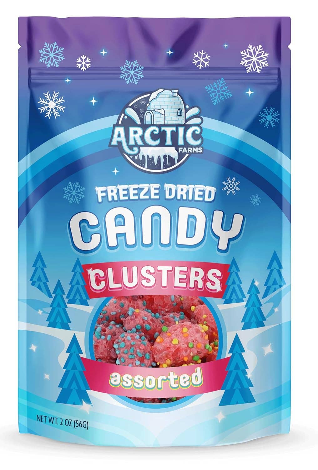 Arctic Farms Freeze Dried Candy Gummy Clusters