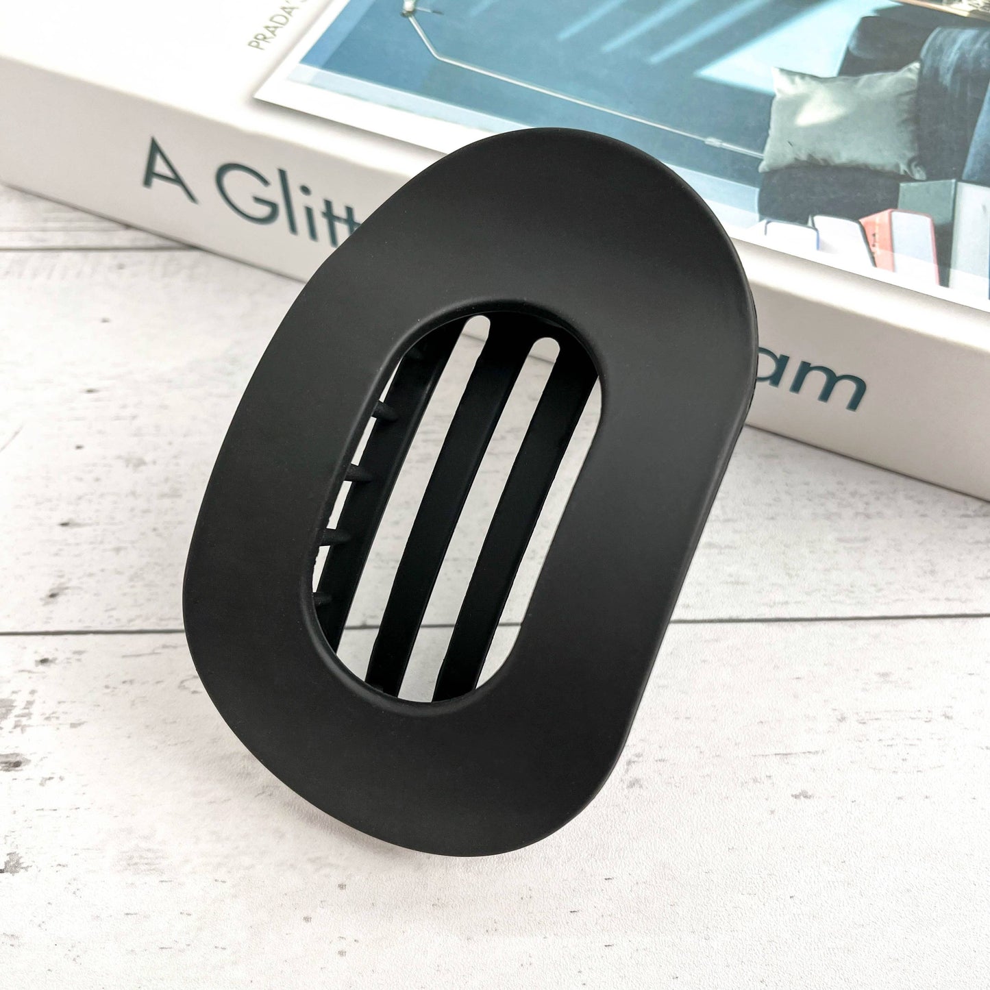 Flat Oval Hair Clip
